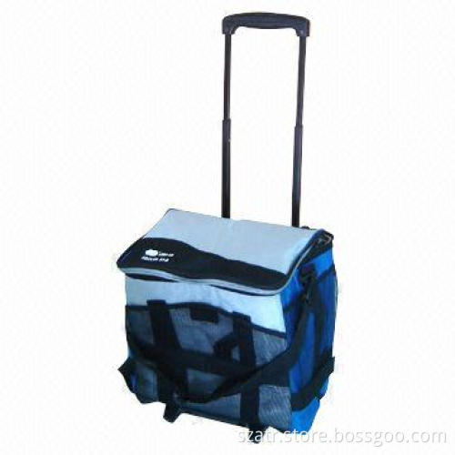 35L Cooler Bag with Trolley, Made of ABS and PP Materials